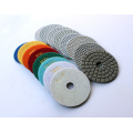 7 step diamond polishing pad wet use flexible abrasive pad for granite polishing